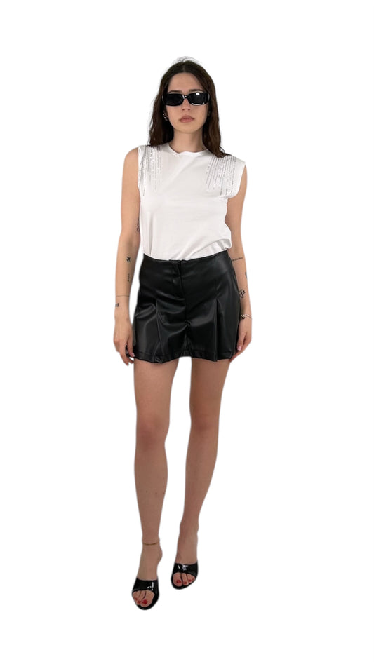 T-shirt con strass 19079