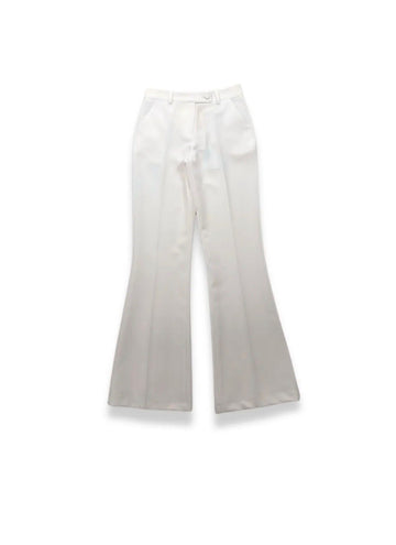 Pantalone vita alta a zampa