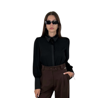 Camicia basic con bottoni