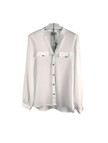 Camicia con scollo a V