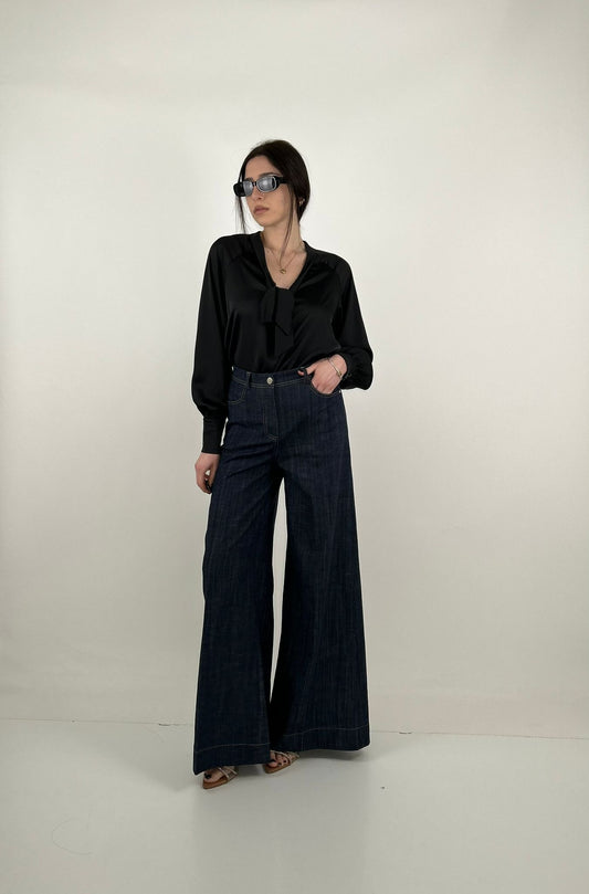 Blusa scollo a V