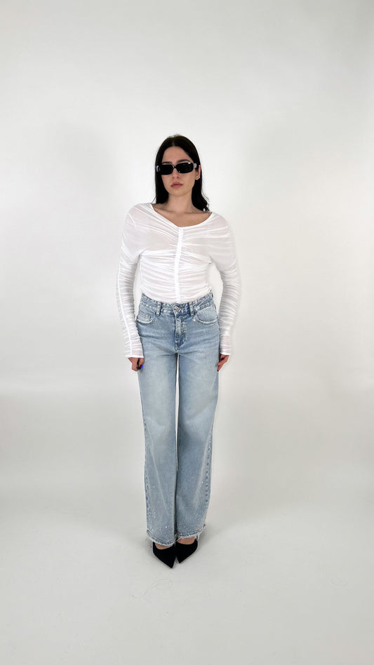 Maglia arricciata