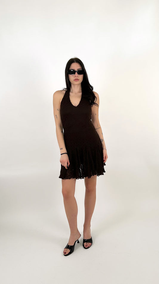 Mini Dress in Pizzo