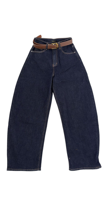 Jeans balloon lavaggio scuro