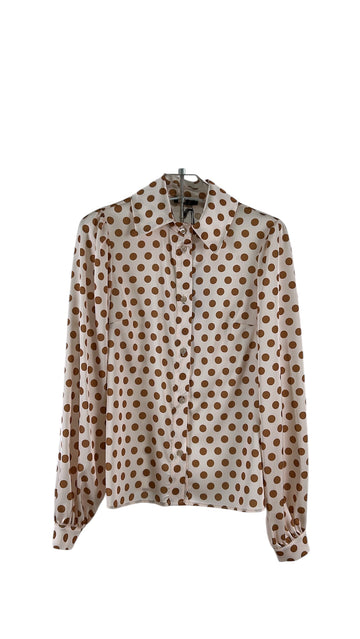 Camicia a pois grandi