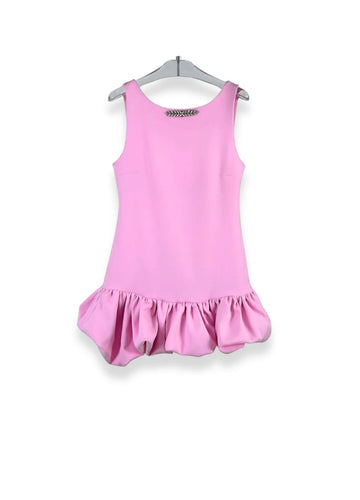 Abito con balza a palloncino