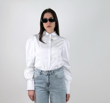 Camicia manica a palloncino
