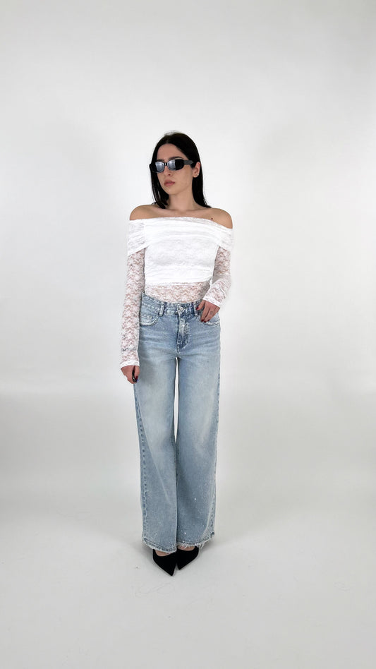 Jeans con brillantini