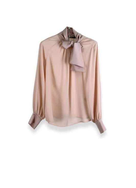 Blusa basic con fiocco